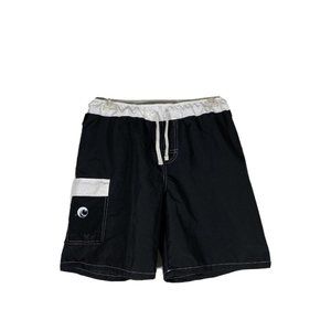 No Netz Boys Swim Trunks XL Black White